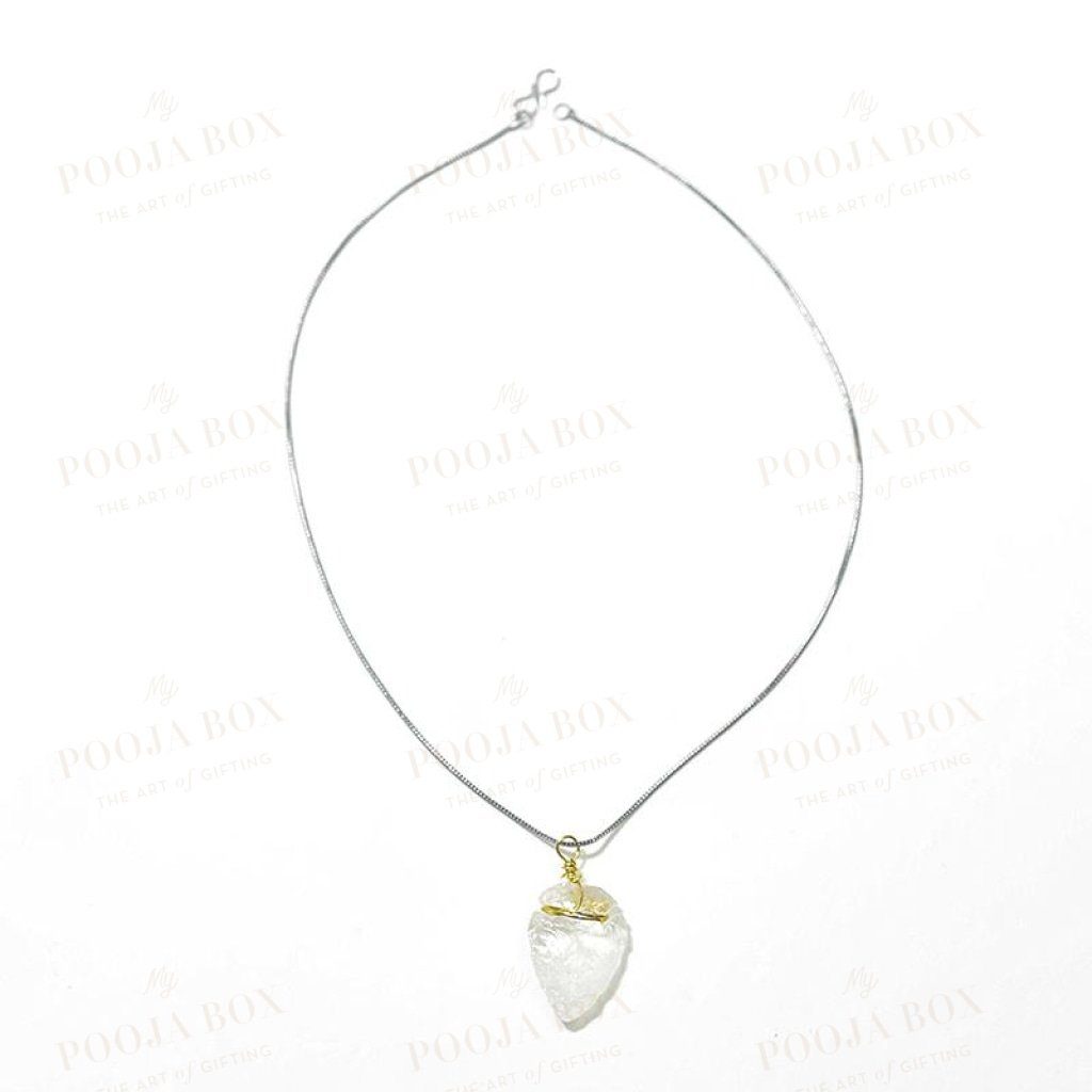 Clear Quartz Memory Pendant Reiki