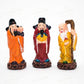 Colourful Feng Shui Fuk Luk Sau Clay Statue