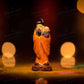 Colourful Feng Shui Fuk Luk Sau Clay Statue