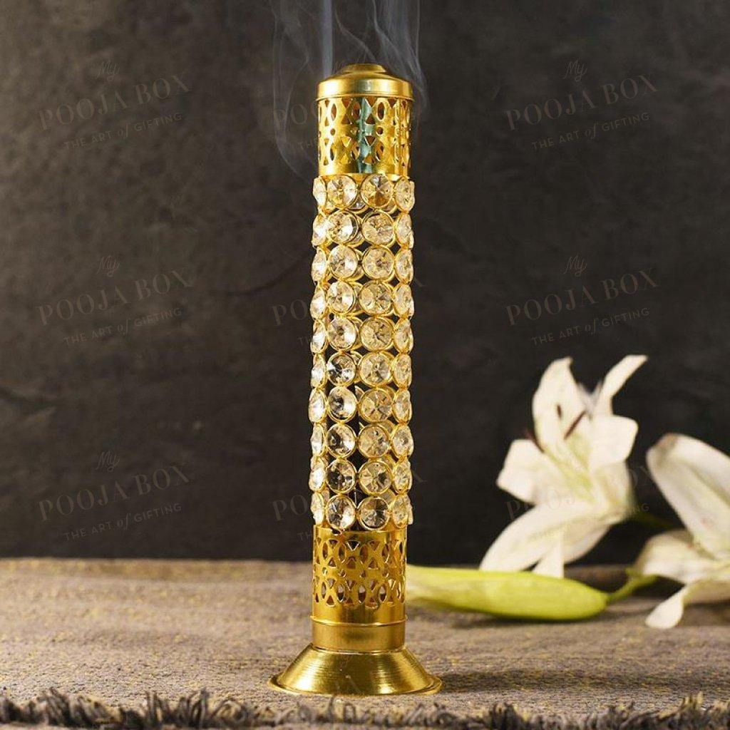 Crystal 3D Incense Holder