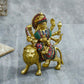 Decorative Colourful Brass Durga Idol Idol