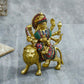 Decorative Colourful Brass Durga Idol Idol