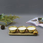 Exquisite Brass Scented Candle Platter Holder
