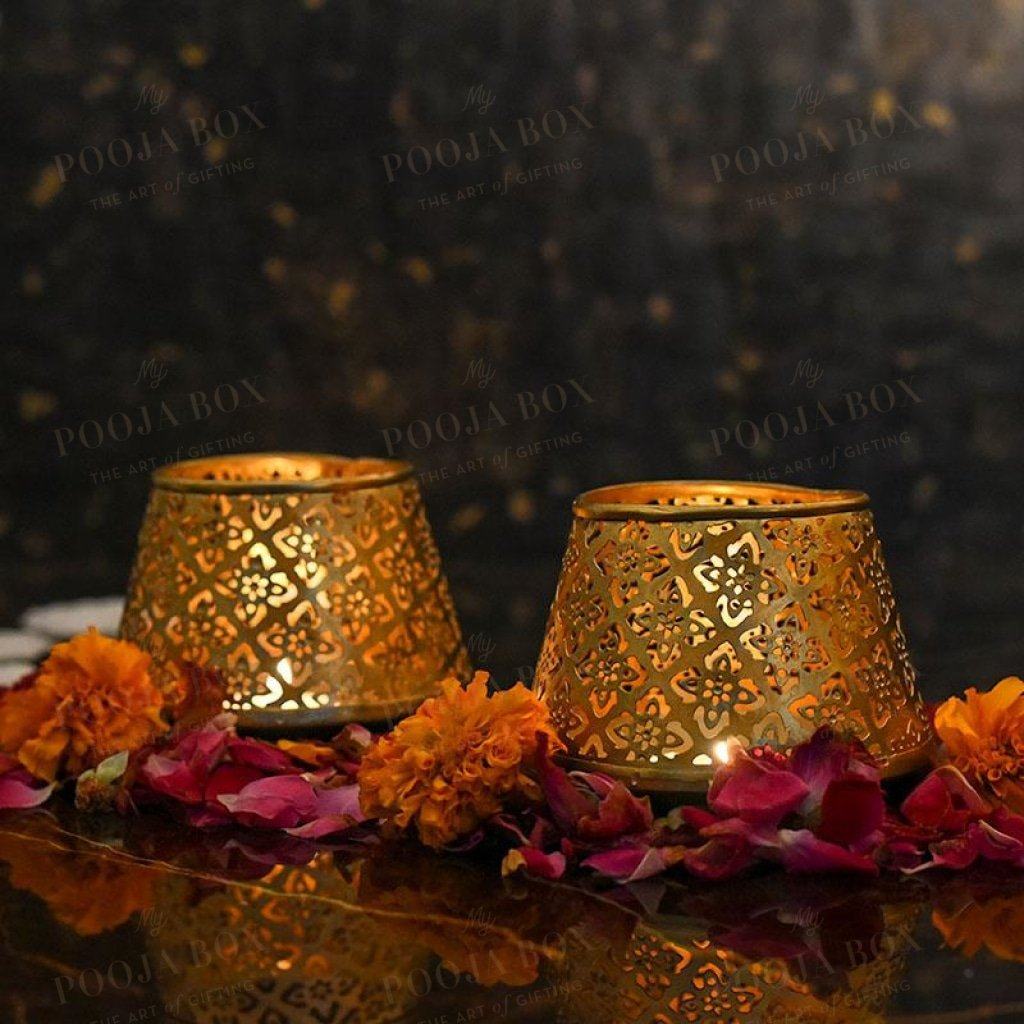 Exquisite Noor Tealight Holder (Set Of 2) Limited Edition