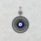 Fancy Glass Turkish Evil Eye Wall Hanging Protection Amulet Feng Shui