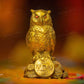 Feng Shui Coin Owl Showpiece