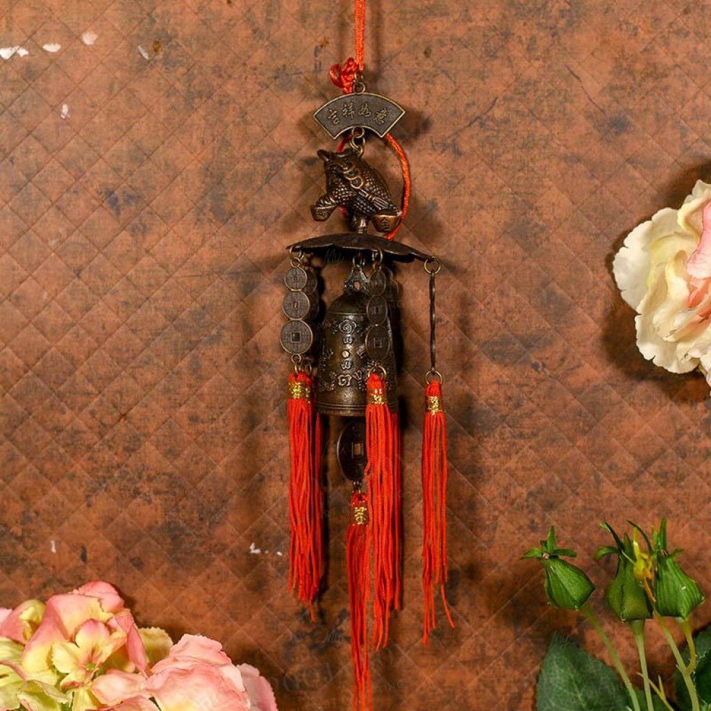 Feng Shui Dragon Bell Tortoise Wind Chime For Good Luck Chimes