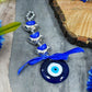 Feng Shui Evil Eye Three Fish Wall Hanging Charm