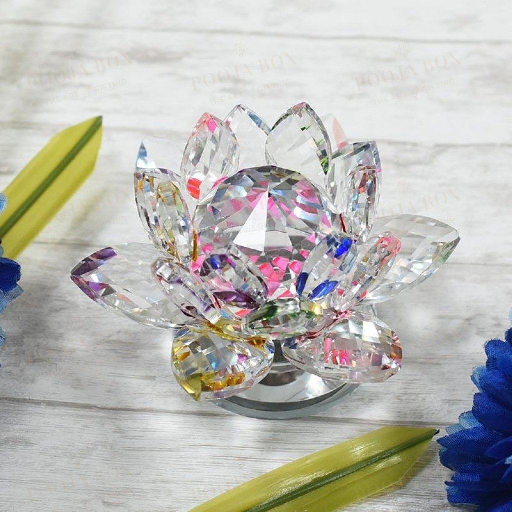 Feng Shui / Vastu Crystal Lotus For Positive Energy Reiki