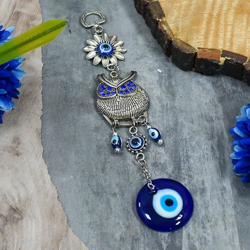 Feng Shui Vastu Evil Eye Owl Hanging For Wall/door/car