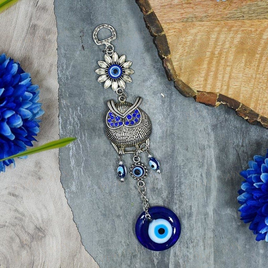 Feng Shui Vastu Evil Eye Owl Hanging For Wall/door/car