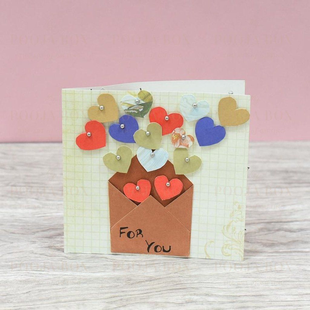 For You Mothers Day Colourful Heart Card Gift