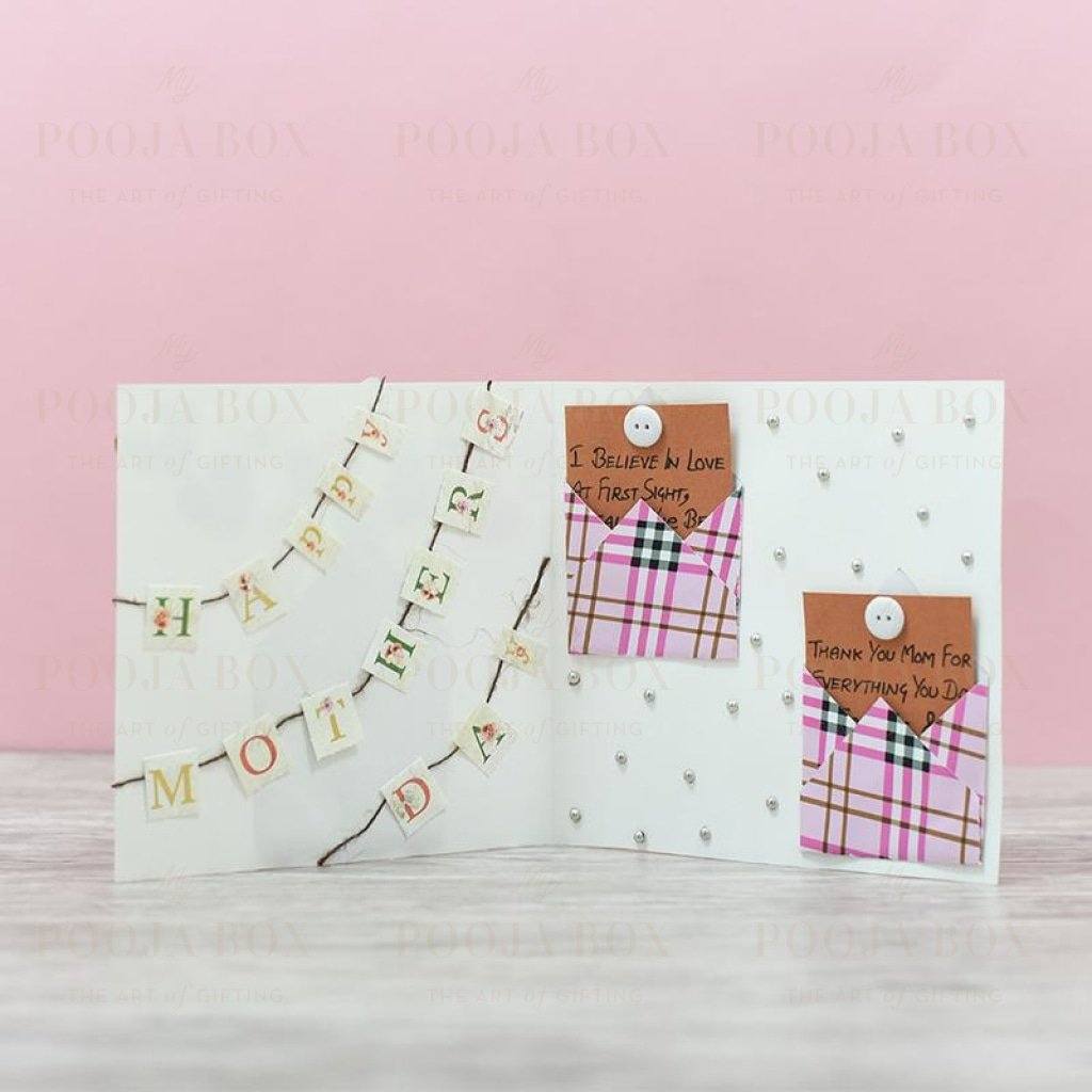 For You Mothers Day Colourful Heart Card Gift