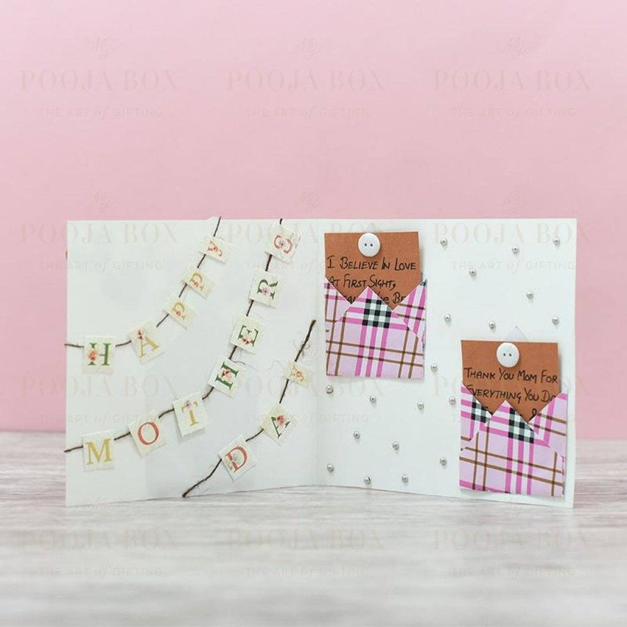 For You Mothers Day Colourful Heart Card Gift