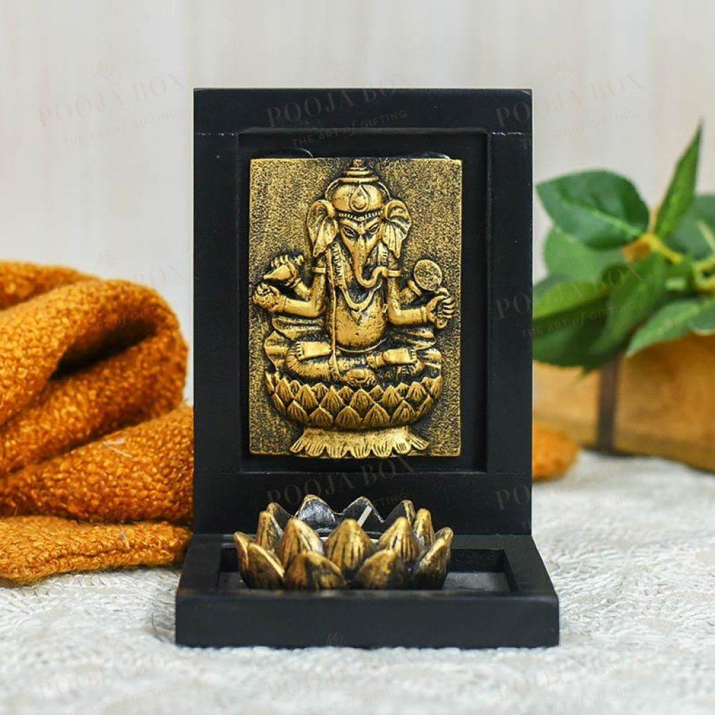 Ganesha Themed Candle Holder