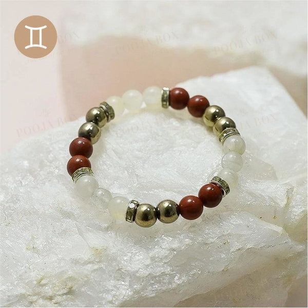 Gemini Zodiac Crystal Bracelet