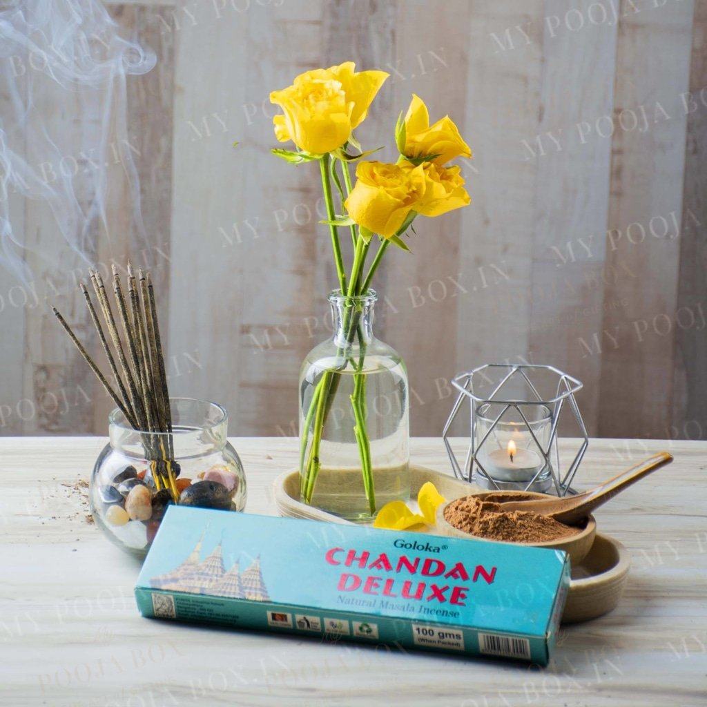 Goloka Chandan Deluxe Agarbatti Incense