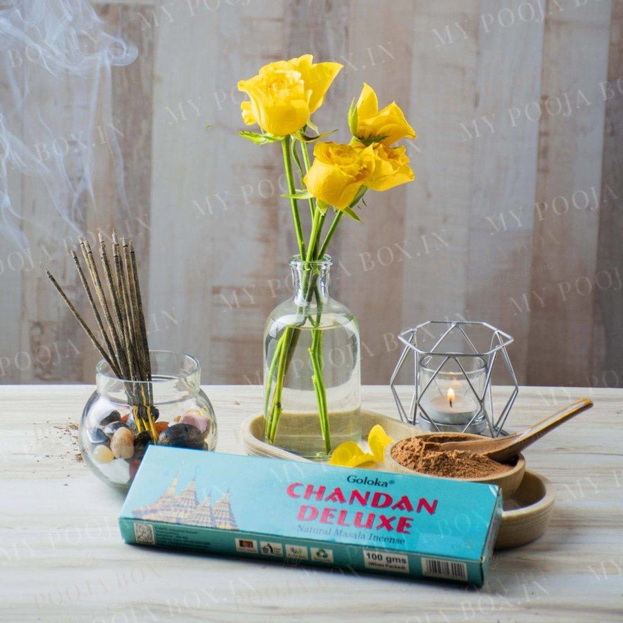 Goloka Chandan Deluxe Agarbatti Incense