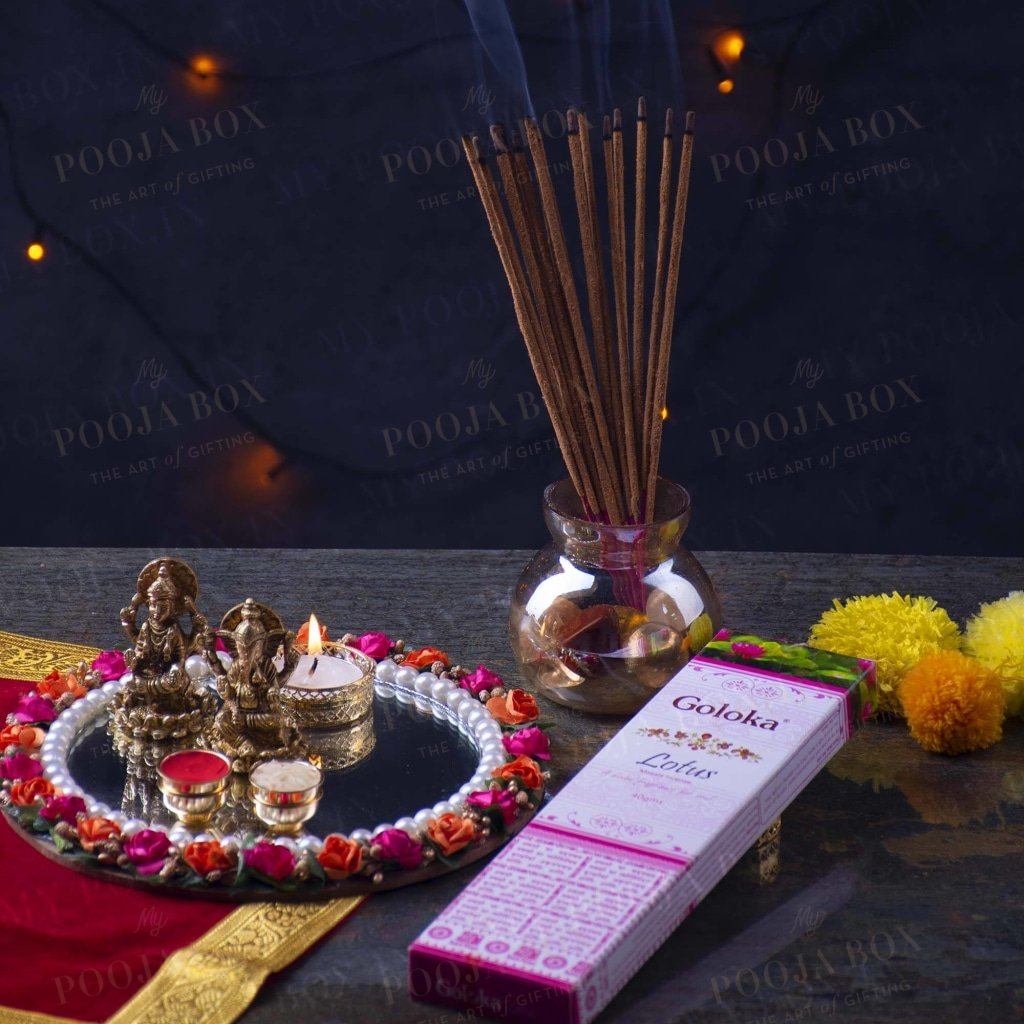 Goloka Premium Lotus Agarbatti Incense