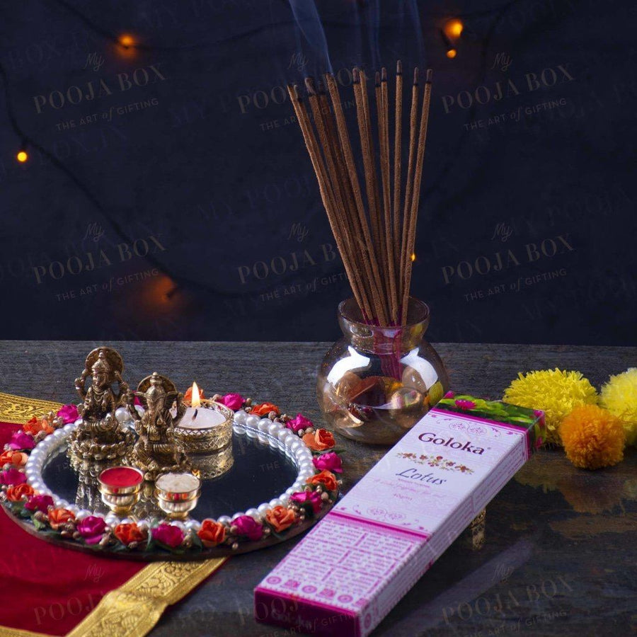 Goloka Premium Lotus Agarbatti Incense