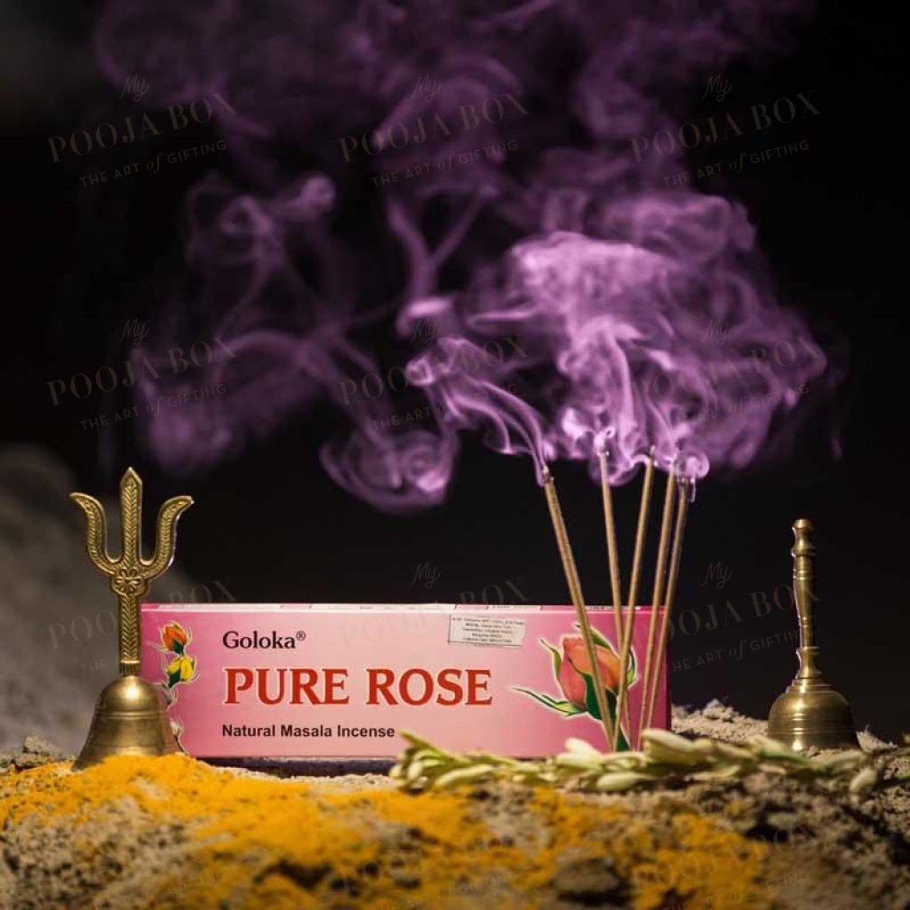 Goloka Pure Rose Agarbatti Incense