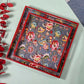 Grey Floral Serving Trays-Set Of 2 Crockery