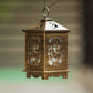 Handcrafted Antique Wooden Ganesha Lantern Home Decor