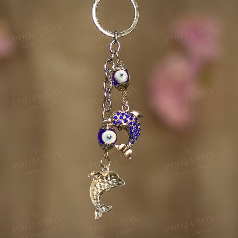Handcrafted Dolphin Keychain Feng Shui