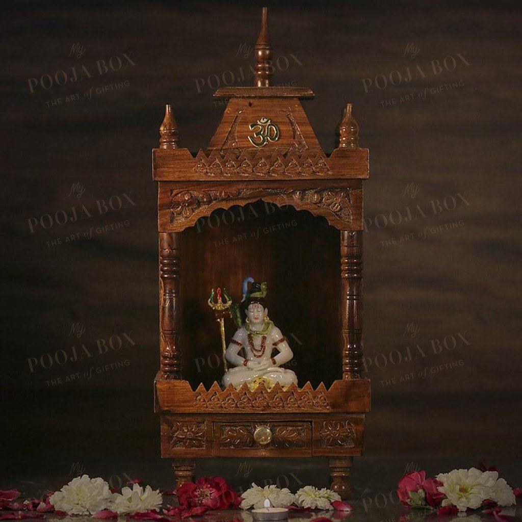 Handmade Foldable Pooja Mandir Temple