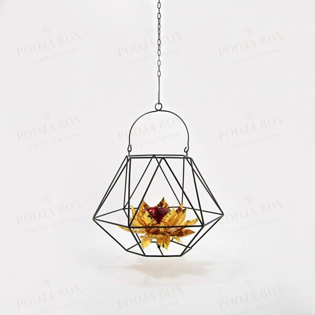 Hexagonal Lotus Tlight Holder Limited Edition