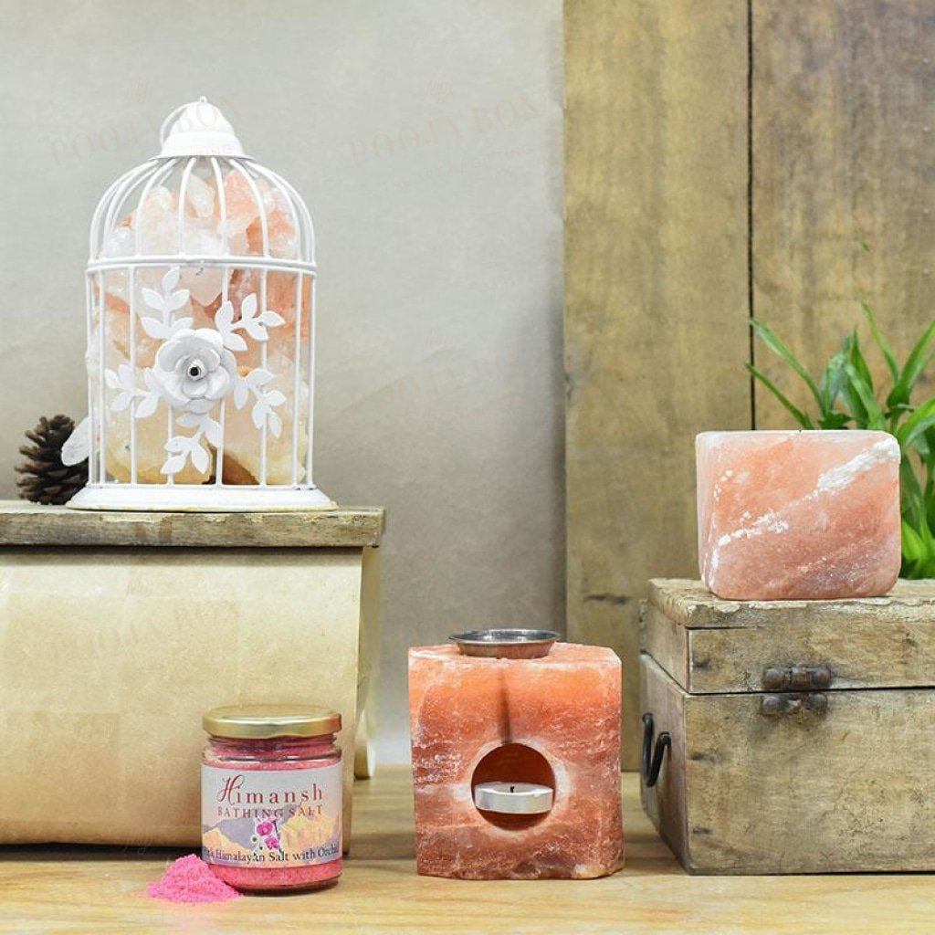 Himalayan Salt Home Decor Gift Set Salt Lamp