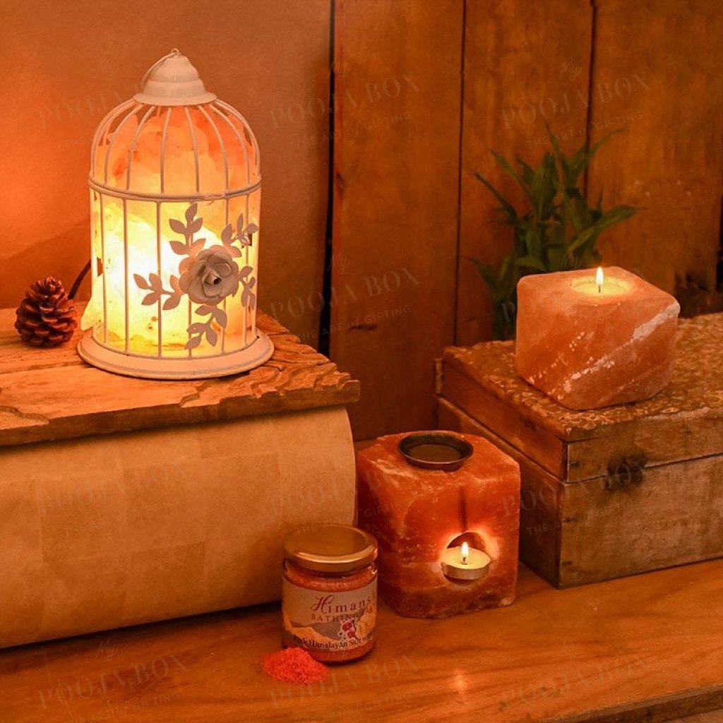 Himalayan Salt Home Decor Gift Set Salt Lamp