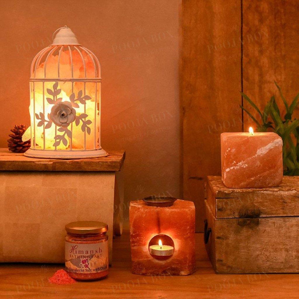 Himalayan Salt Home Decor Gift Set Salt Lamp
