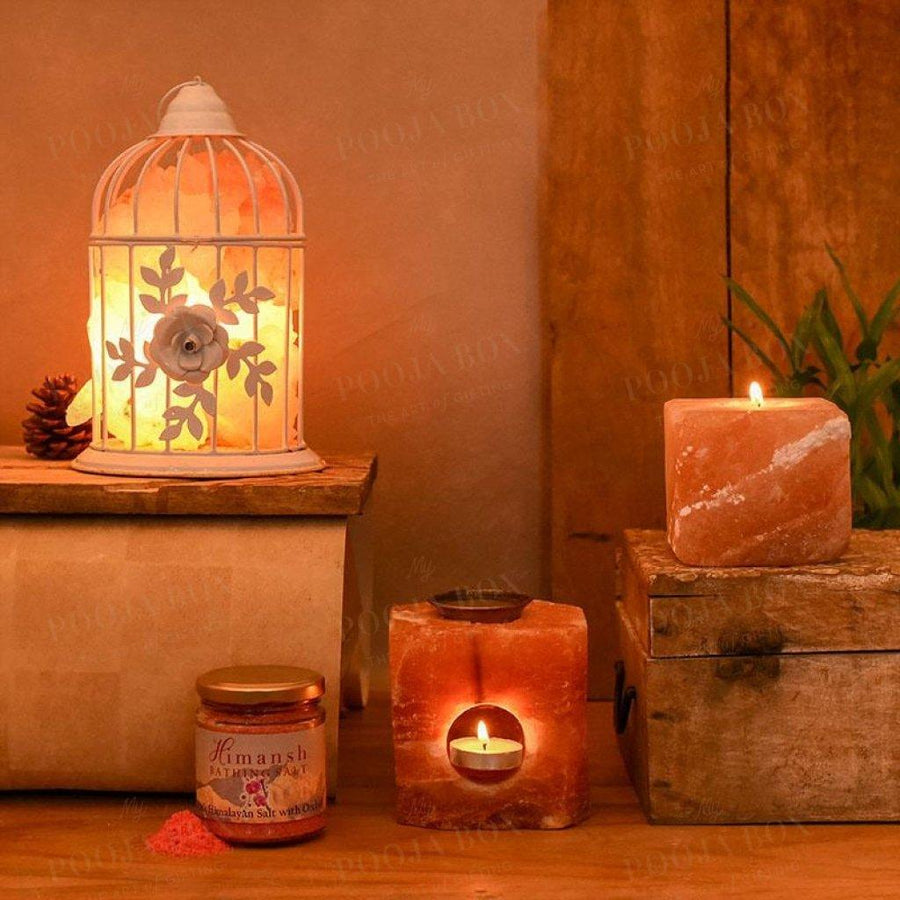 Himalayan Salt Home Decor Gift Set Salt Lamp