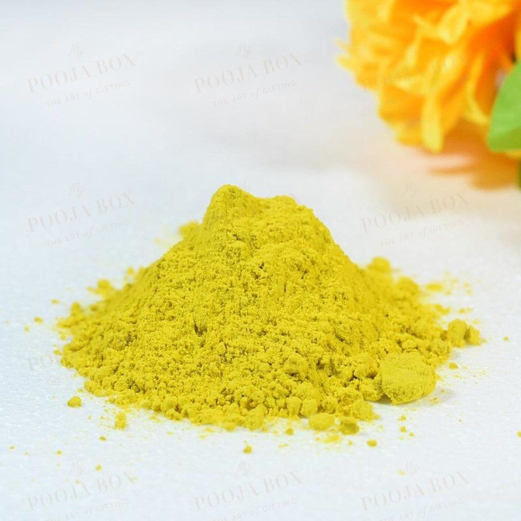Holi Herbal Neon Yellow Gulal Color
