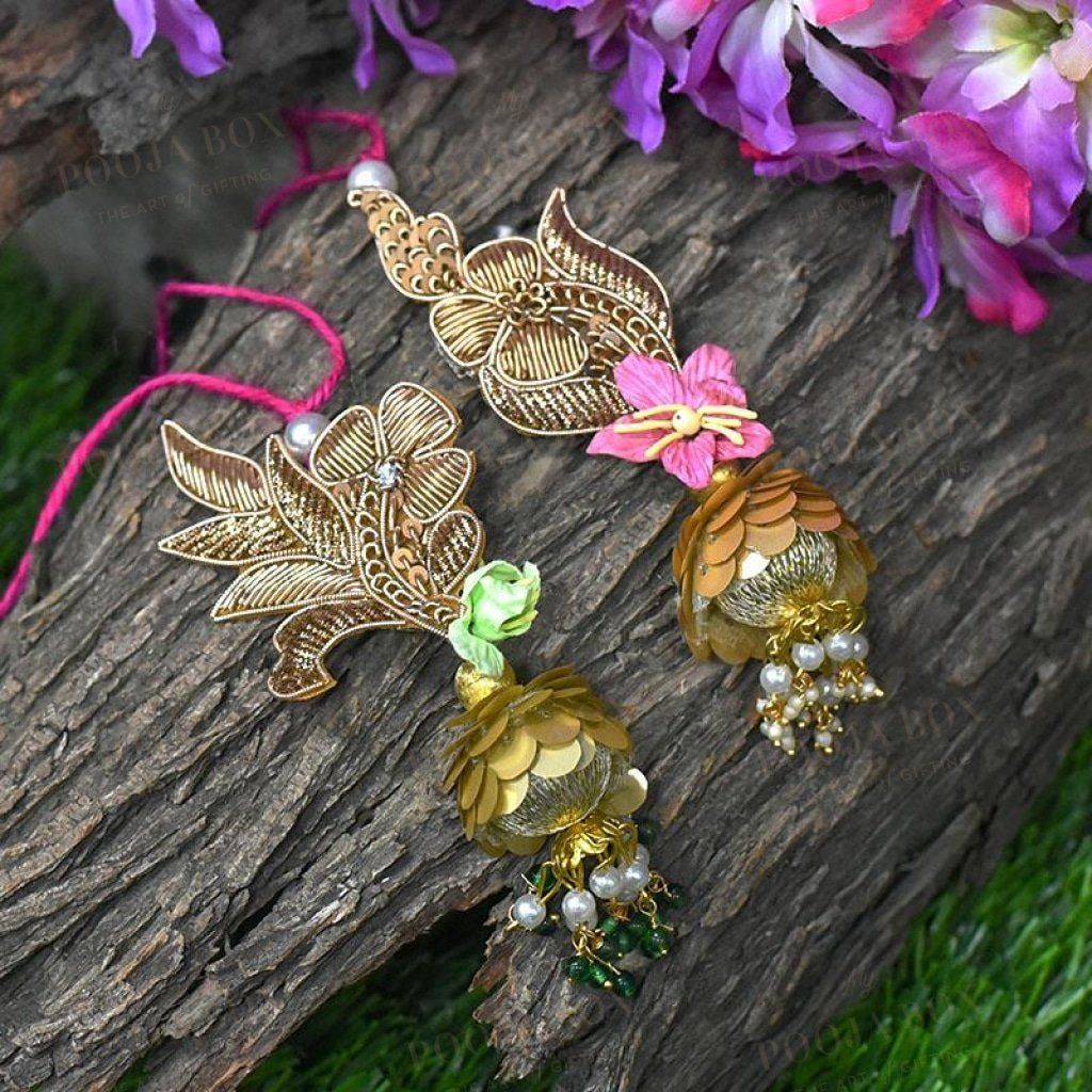 Jazzy Lumba Rakhi Set Of 2