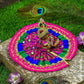 Laddu Gopal Dress With Jaipuri Print Poshak