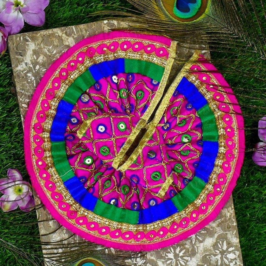 Laddu Gopal Dress With Jaipuri Print Poshak