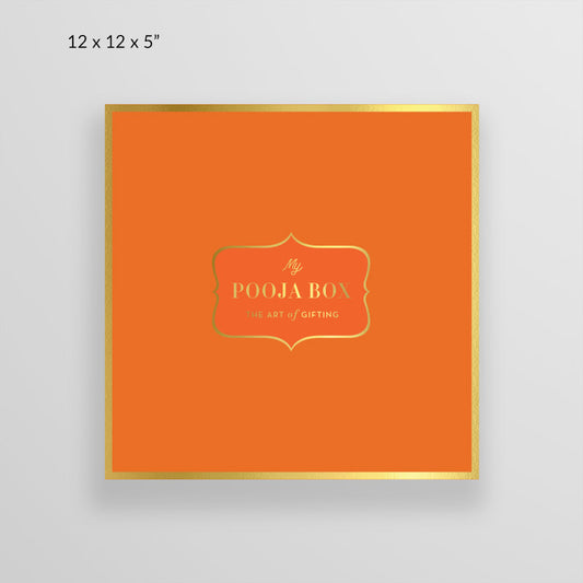 Large Orange Gift Box