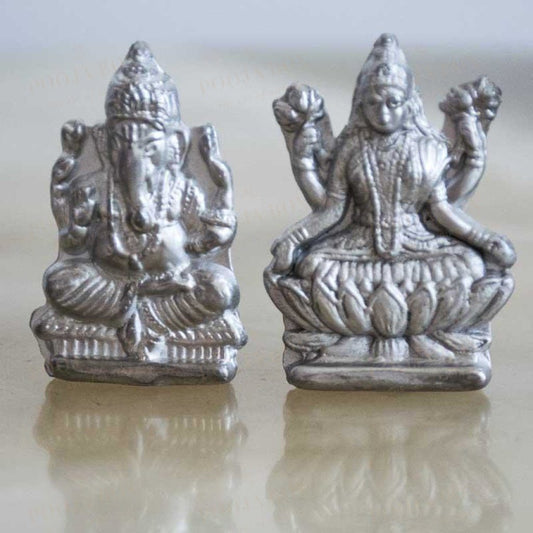 Laxmi Ganesh Parad Idol Idols