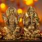 Laxmi Ganesha Candle Holder Idols