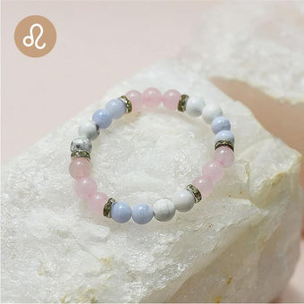 Leo Zodiac Crystal Bracelet