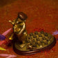 Lord Ganesh With Mouse Brass Sculpture Idol