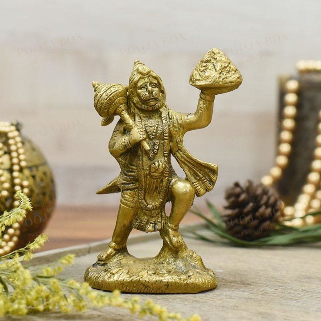Majestic Lord Hanuman Brass Idol Idols
