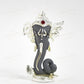 Matte Grey And Silver Ganesha Head Idol