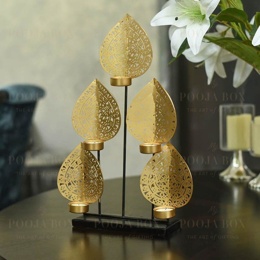 Mayur 3 Layered T-Light Stand Tlight