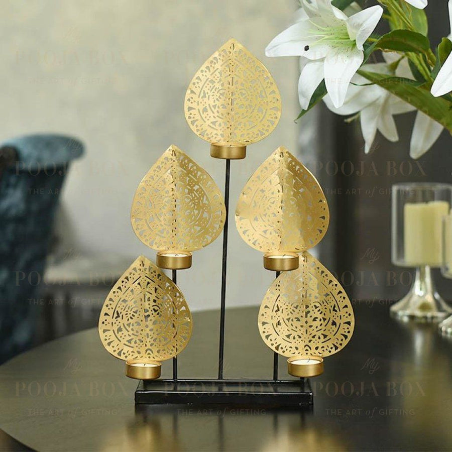 Mayur 3 Layered T-Light Stand Tlight