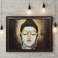 Meditating Buddha Head Framed Painting Framed Paintings