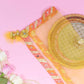 Pastel Yellow Jaipuri Thali Cover Karwa Chauth