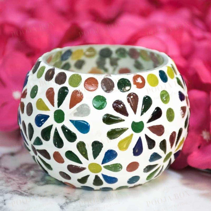 Plain Flower Matki Candle Holder